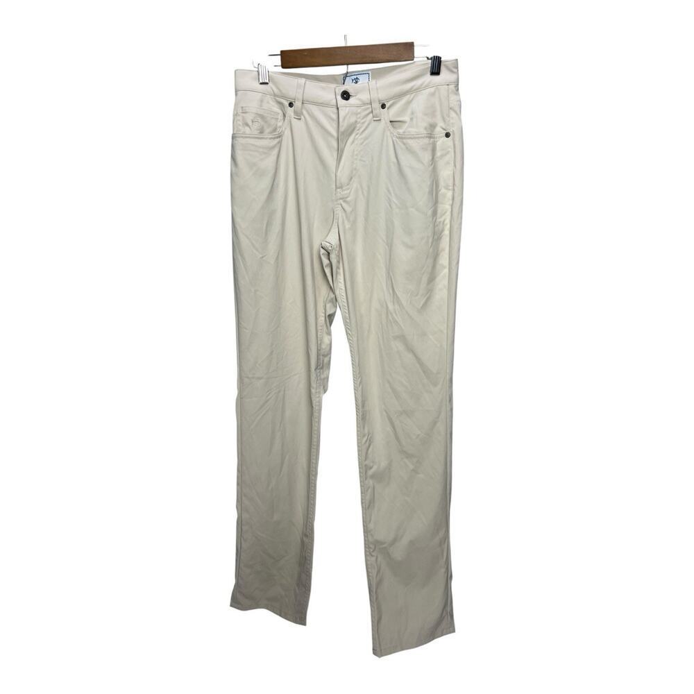 Southern Tide Jack Performance Pant Mens 30x32 Beige Khaki Golf Pants Outdoors